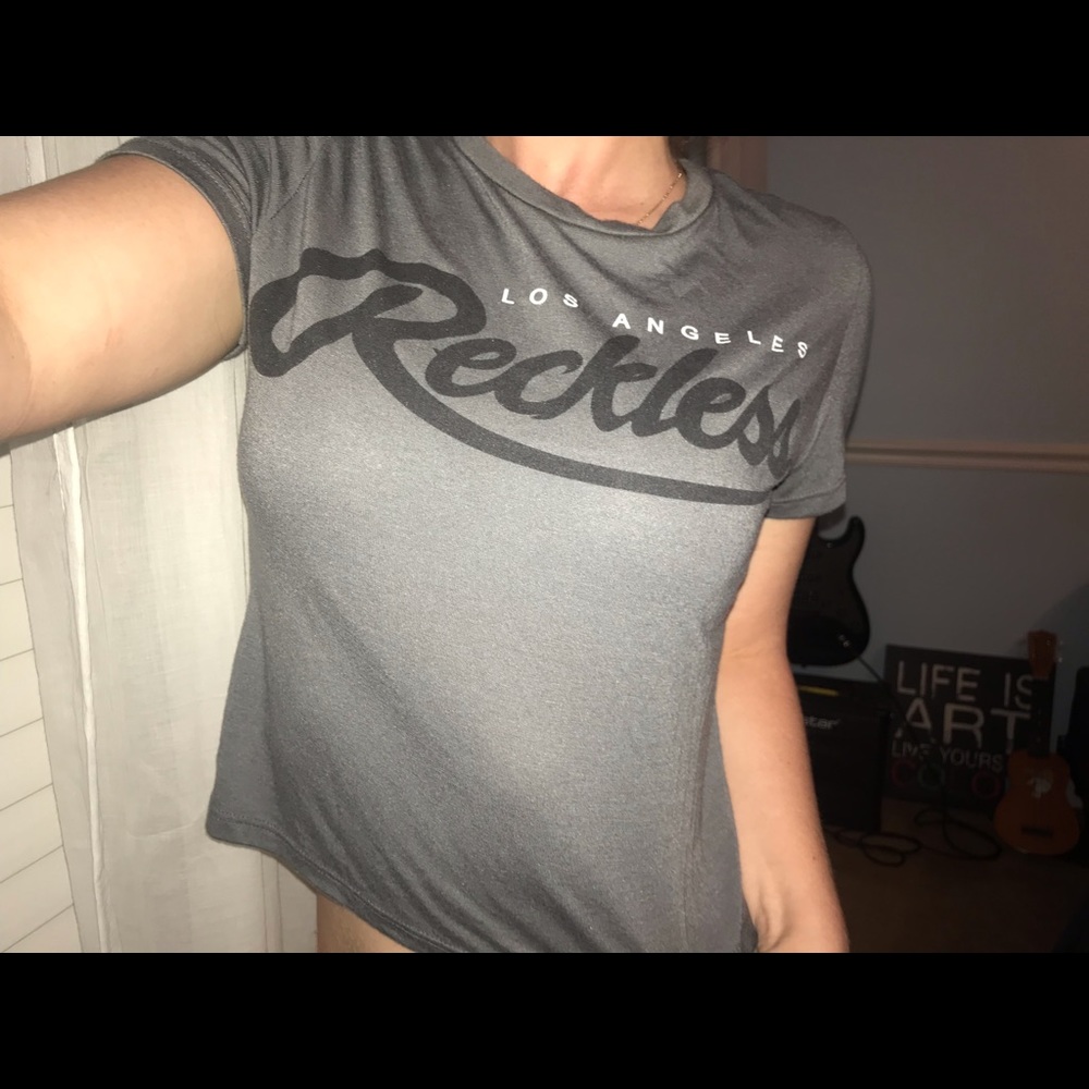 Young&Reckless gray xtra small T-shirt :)